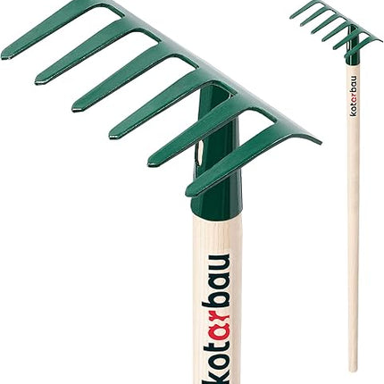 KOTARBAU® - Râteau de jardin avec 6 dents en acier - E-menage