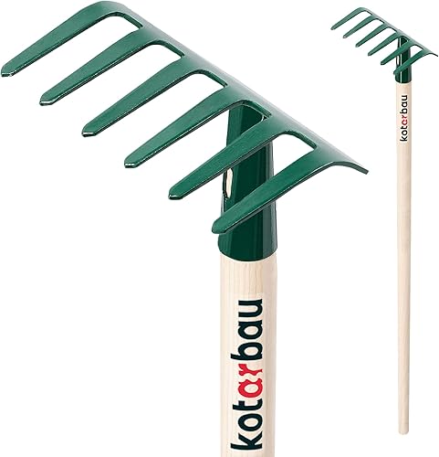 KOTARBAU® - Râteau de jardin avec 6 dents en acier - E-menage