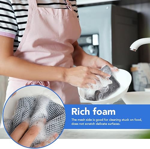 vivote - lot de 12 torchons en microfibre lavables - E-menage