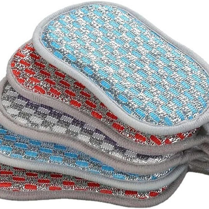 Lot de 12 Eponge Vaisselle Lavable