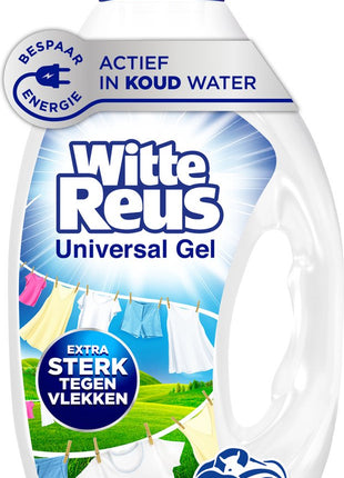 Witte Reus Gel - Lessive Liquide - Pack de - Vrac - 100 Lavages - E-menage