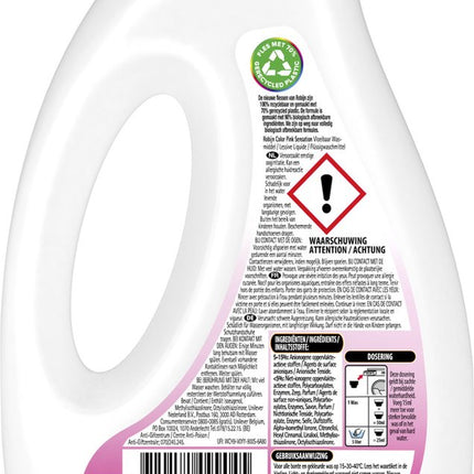 Détergent liquide Robijn Color Pink Sensation - Pack économique de 6 - E-menage