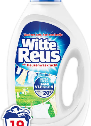Witte Reus Gel - Lessive Liquide - Pack de - Vrac - 100 Lavages - E-menage