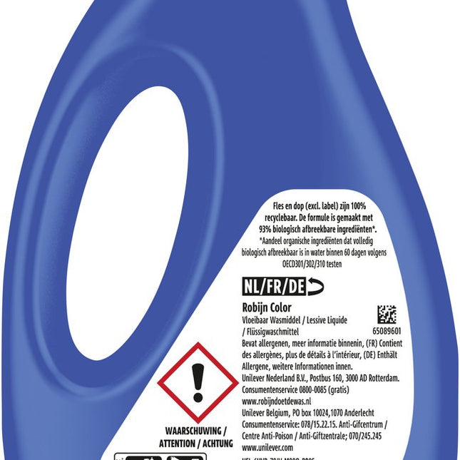 Robijn Color Lessive Liquide - Pack économique de 6 - E-menage