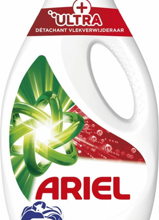 Ariel + Ultra - Détachant & Lessive Liquide - 31 Lavages - E-menage