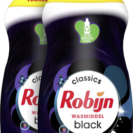 Détergent liquide Robijn Klein & Powerful Black Velvet - Pack de 2 - E-menage