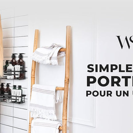 W&S - Lot de 3 Etagere Salle de Bain - E-menage