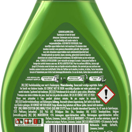 Dreft 3in1 Power Spray Refill Stop Soaking - prétraitement, dégraissant pour vaisselle et Cuisine - Pack de 10 - E-menage