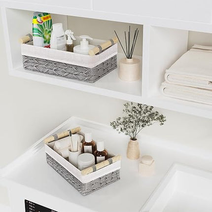 Yawinhe - Lot de 2 Panier de Rangement - E-menage