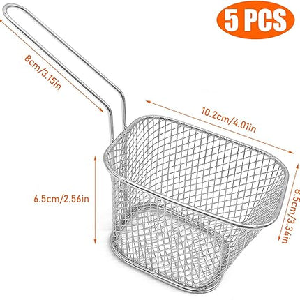 Lot de 5 Paniers à frites - E-menage