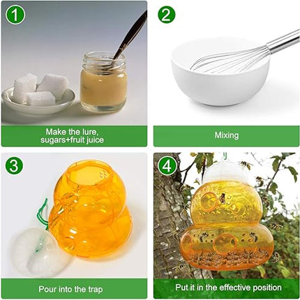 BoloShine - Lot de 2 pièges à guêpes