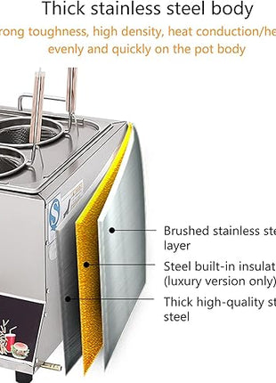 Friteuse à gaz Professionnelle 12L/18L - E-menage