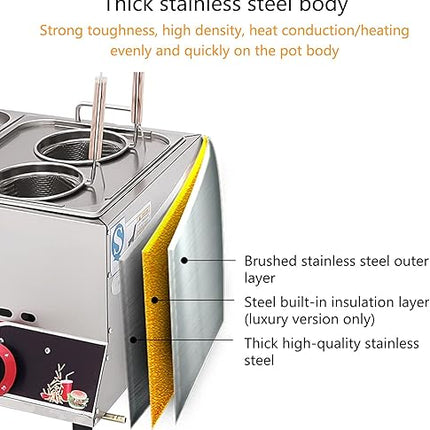 Friteuse à gaz Professionnelle  12L/18L