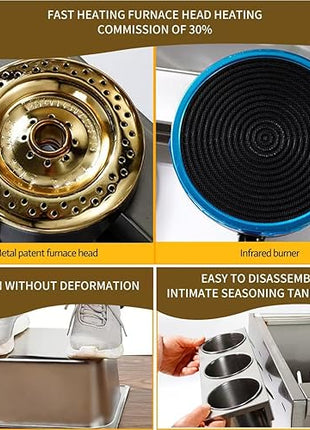 Friteuse à gaz professionnelle - E-menage