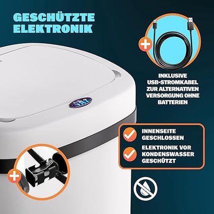 monzana® - 58l smart kitchen bin
