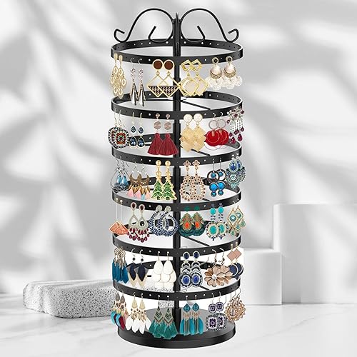 présentoir à bijoux rotatif à 6 niveaux - E-menage