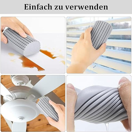 Lot de 4 Pcs d'éponge réutilisable lavable - E-menage