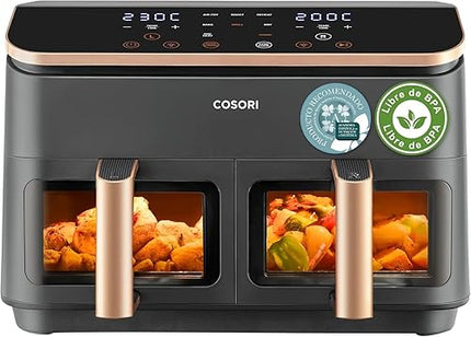 COSOR-  Friteuse à air double panier numérique