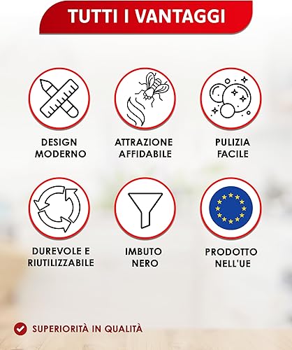 PIC - Lot de 2 Pièges à mouches à fruits - E-menage