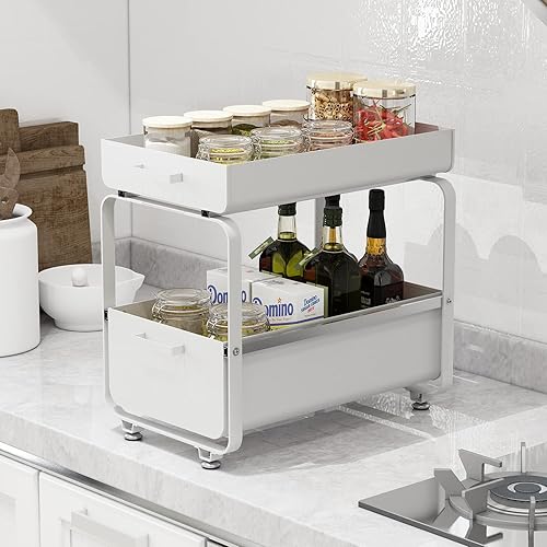 Todeco - Étagère de Rangement sous évier - E-menage