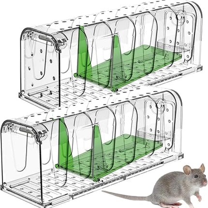 Lot de 2 pièges à souris vivant - E-menage