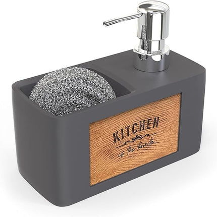 Distributeur de savon liquide blanc conçu pour la cuisine