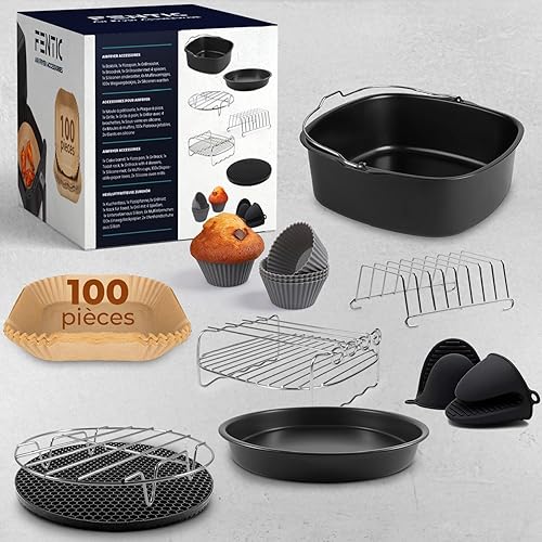 Fentic - Lot de 19 Accessoires pour friteuses à air XL et XXL