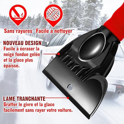 Inedit - grattoir Pare Brise Voiture + Sac de Rangement Offert - E-menage