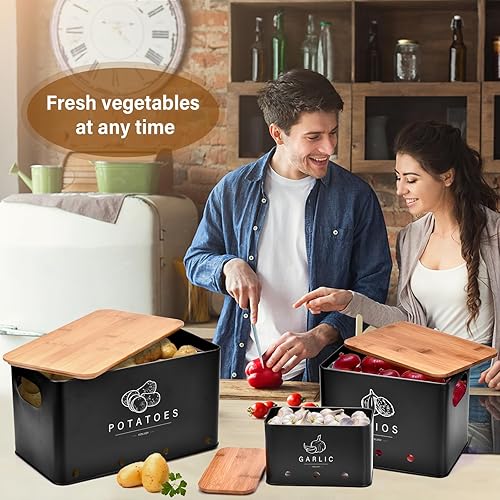 yeslusy - kit de 3 boîtes de rangement - E-menage