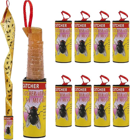 LYPER - Lot de 8 pièges à mouches adhésifs - E-menage