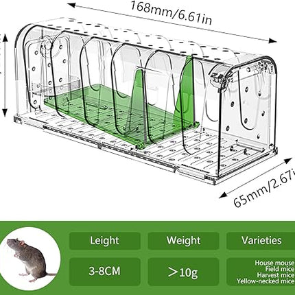 Lot de 2 pièges à souris vivant - E-menage