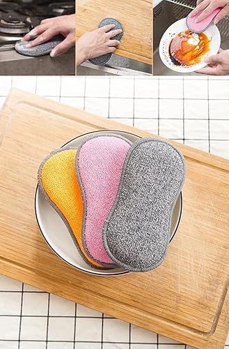 Eponges vaisselle réutilisables  12pcs
