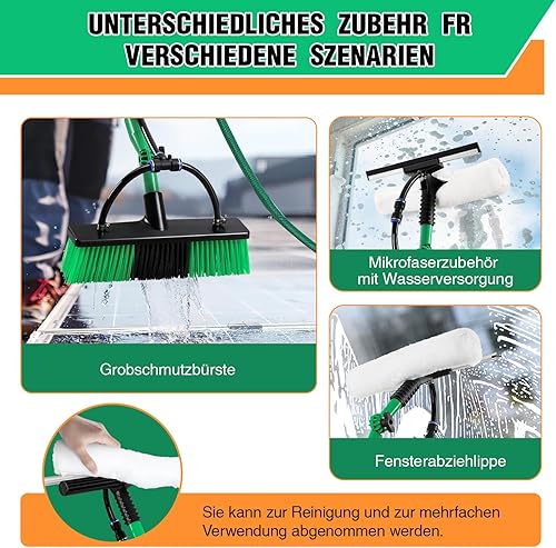 Daromigo - Brosse de lavage télescopique 3,6 m - E-menage