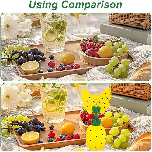 Lot de 2 pièges à mouches à fruits - E-menage