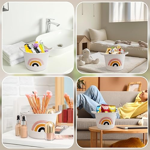 Panier à Linge en Coton Tissé - E-menage