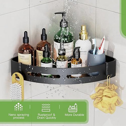 Uamector - Étagère de douche d'angle sans perçage - E-menage