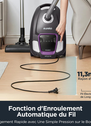 Aspirateur Traîneau Compact Eureka NEN300 avec Sac - E-menage