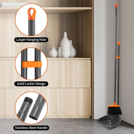 Lightweight Broom + Dustpan