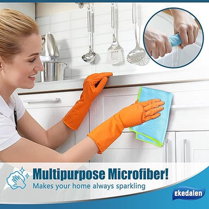 ekedalen - lot de 8chiffon nettoyage microfibre