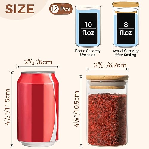 ComSaf® - lot de 12 pots à épices - E-menage