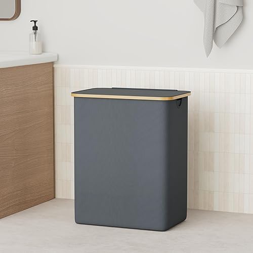 FALKENWERK - Panier à linge avec couvercle 145 l - E-menage