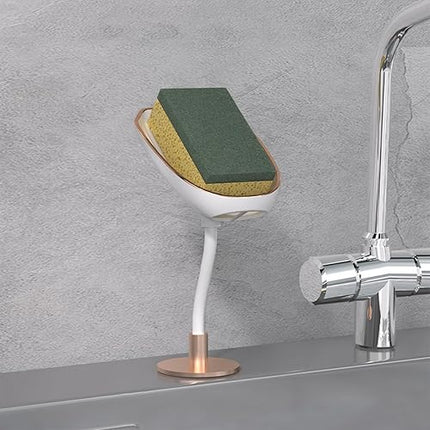 Suuwwn - Lot de 2 porte-savon avec écoulement en forme de feuille - E-menage