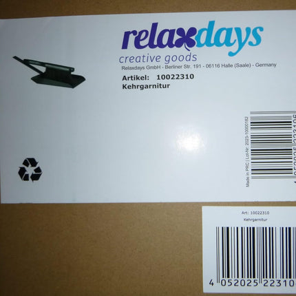 Pelle et balayette  à cendres Relaxdays