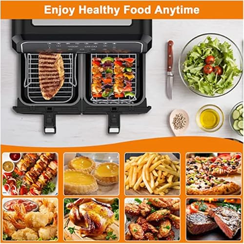 Support à brochettes pour friteuse à air 17 x 17 x 7 cm - E-menage