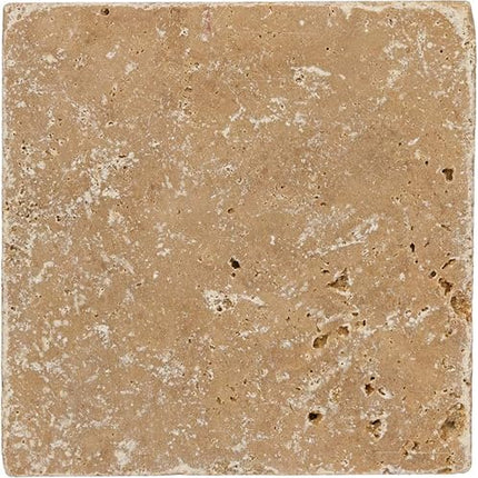 Ottoman Porte-savon en pierre naturelle travertin carré 10 x 10 cm - E-menage
