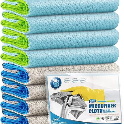 ekedalen - lot de 8chiffon nettoyage microfibre
