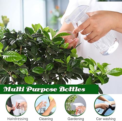Bynccea - 400ml Empty Plastic Spray Bottles