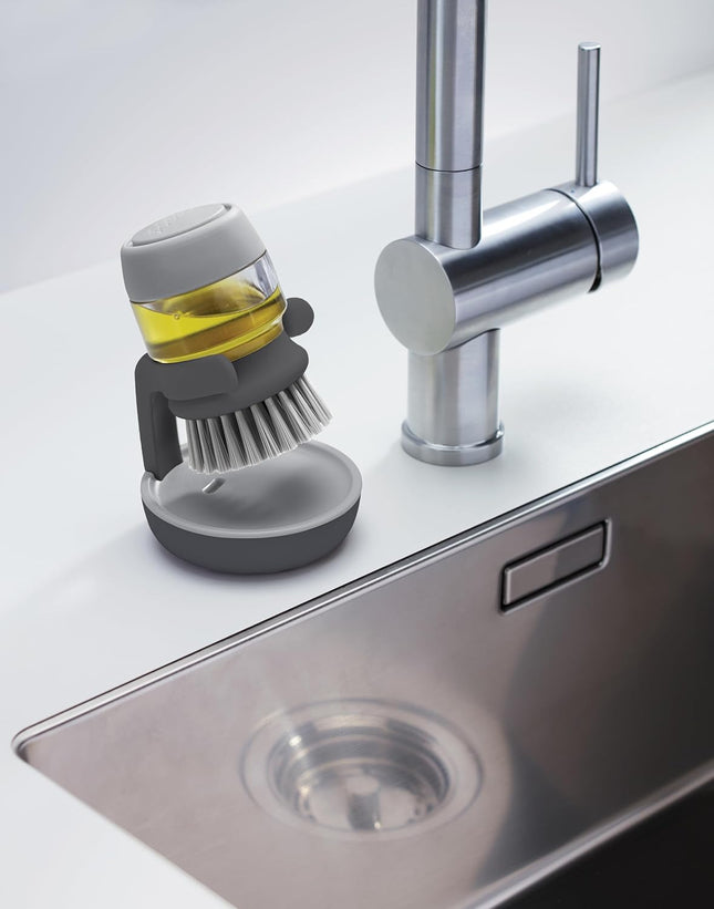 Brosse à vaisselle avec distributeur de Liquide - E-menage