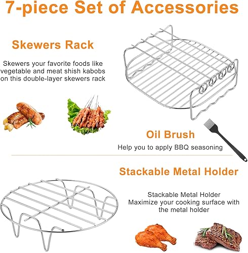 kit de 2 pièces d'accessoires de Friteuse à air