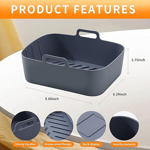 Accessoires pour Friteuse à Air , 9pièces - E-menage